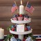 I Pledge Allegiance to the Flag of United States of America Sign, 6x6 Inch Rustic Wood Framed 4th of July Independence Day Patriotic Decor, Americana Decoration for Home Office Table Desk